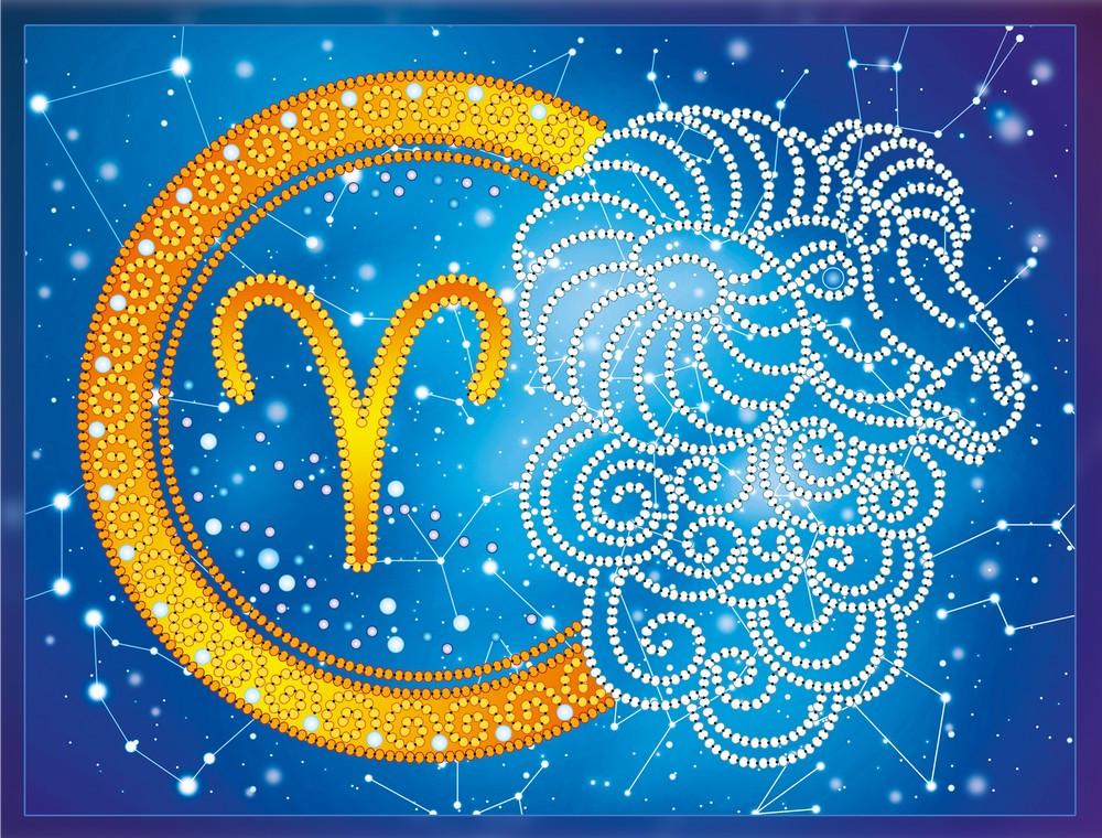 Вышивка бисером Знаки зодиака Овен 20х15 см (ТН-1161)