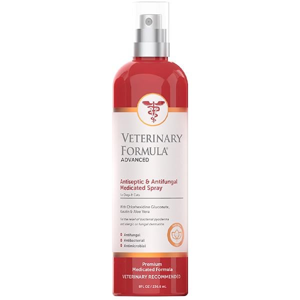 Антисептический и противогрибковый спрей для собак и кошек Veterinary Formula Advanced Antiseptic&Antifungal Spray 236 мл (736990016256)