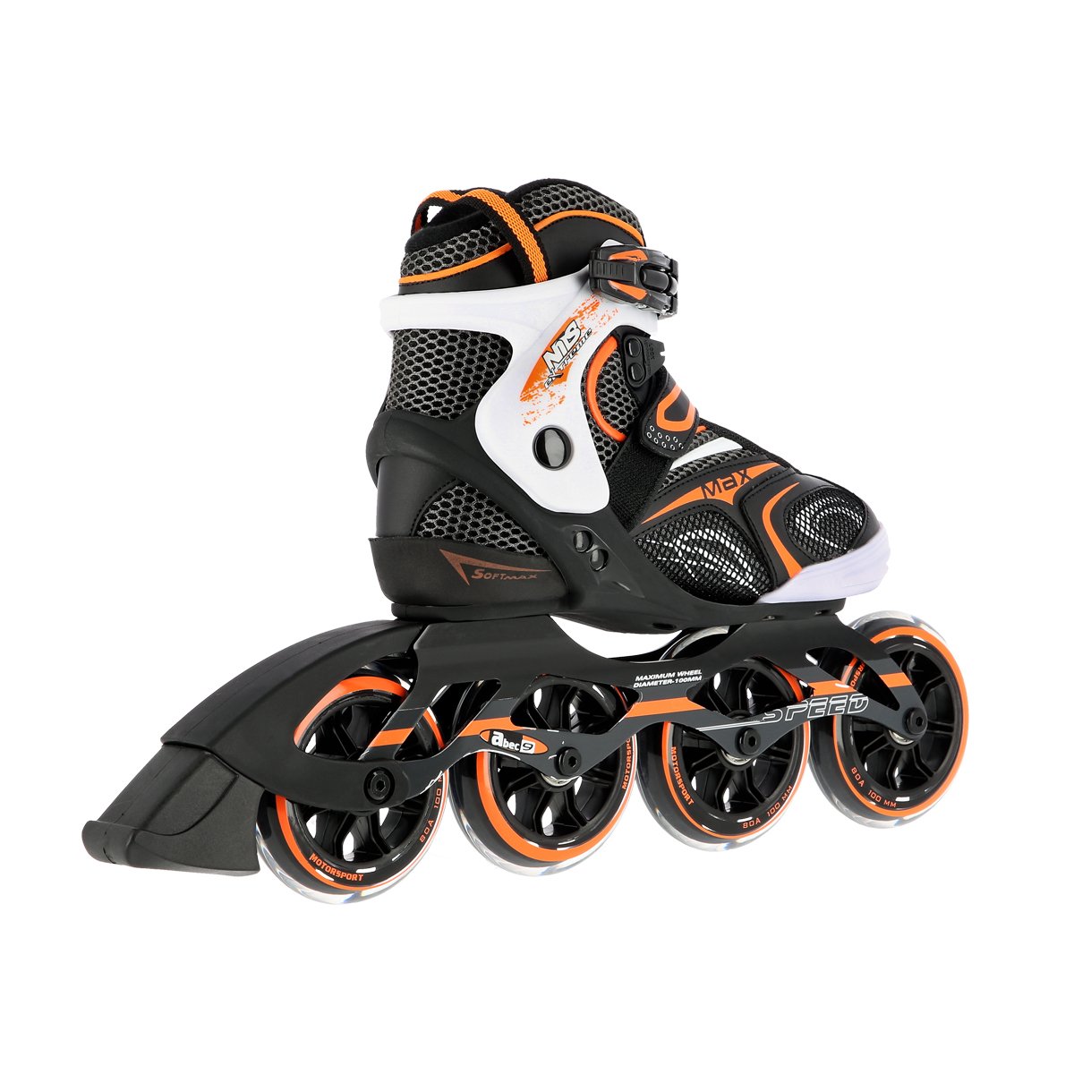 Роликові ковзани Nils Extreme NA1060S р.39 Black/Orange - фото 4