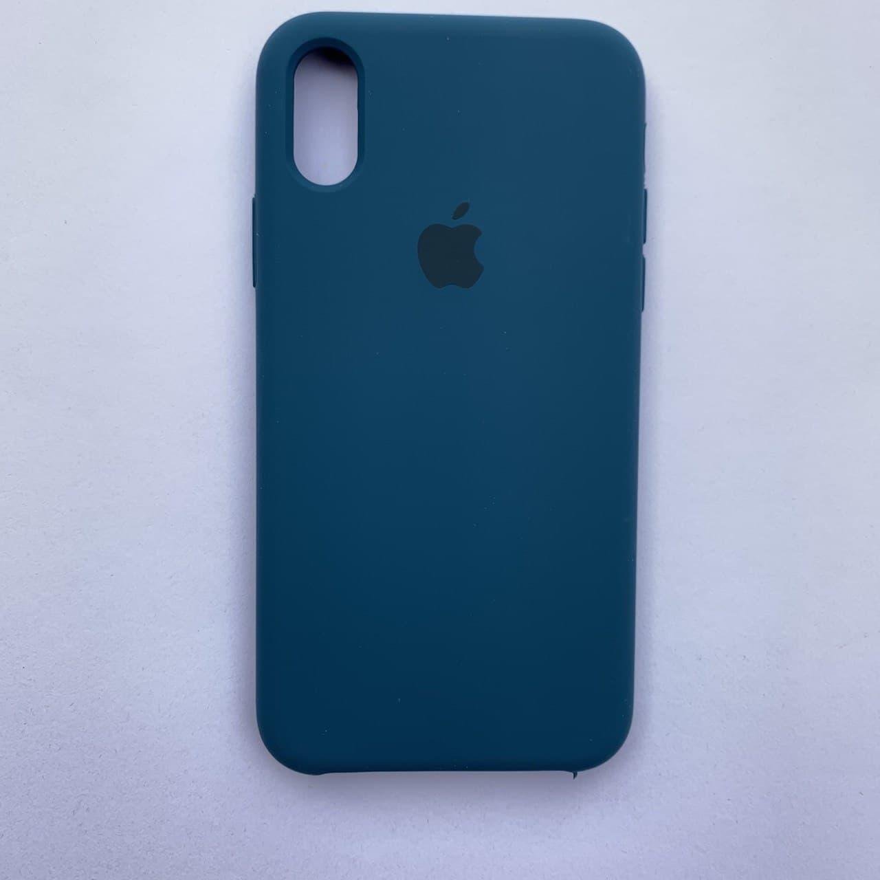 Чехол Silicone Case для Apple iPhone X, XS Cosmos Blue