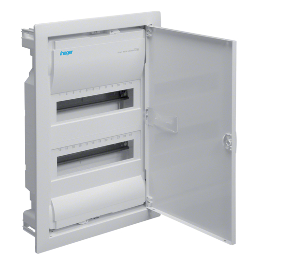 Щит внутренний Hager с металлической дверью 24 модулей (26966098)