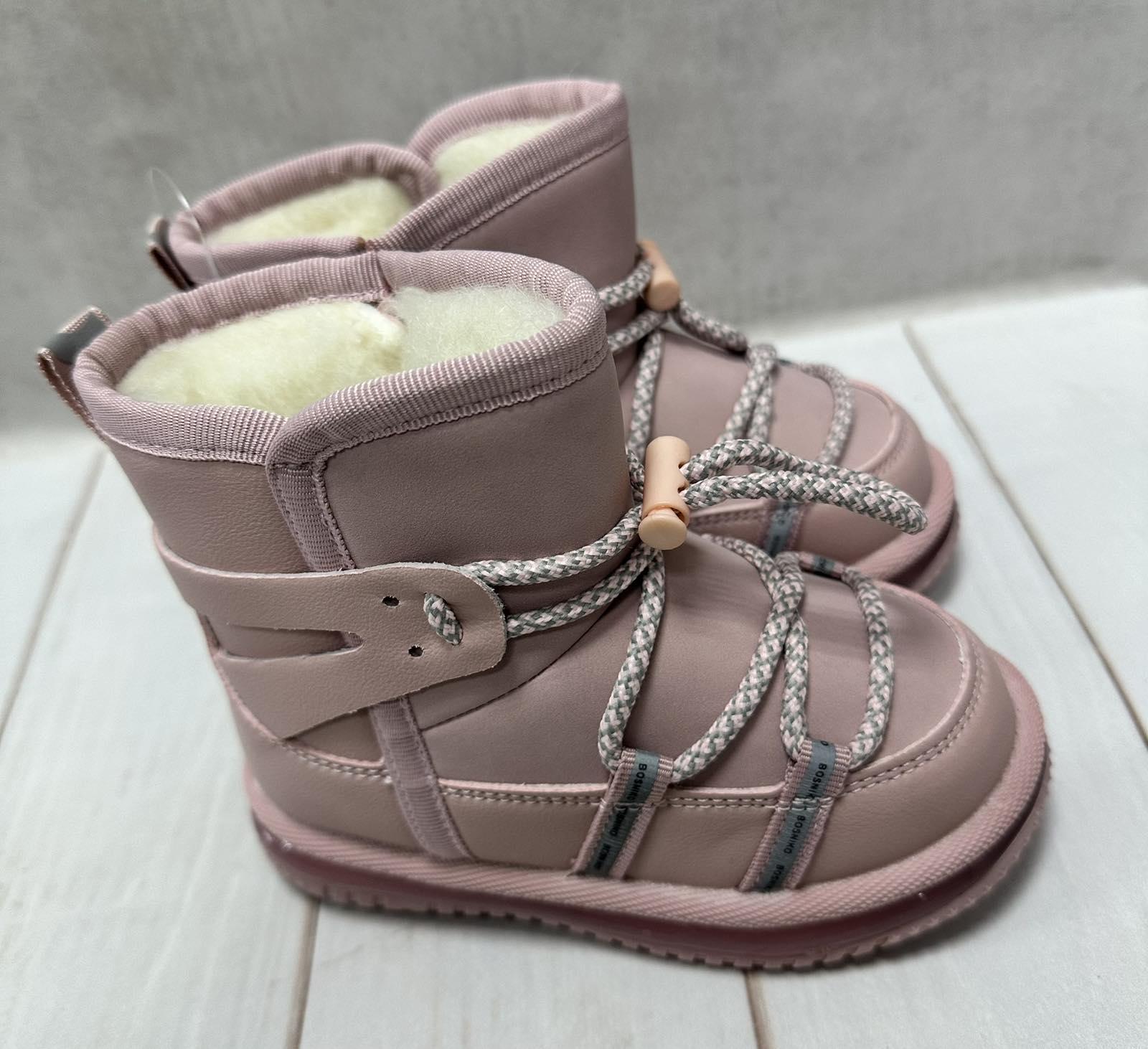 Чоботи зимові для дівчаток дутики W.Niko Рожевий р. 29 18 см - фото 2