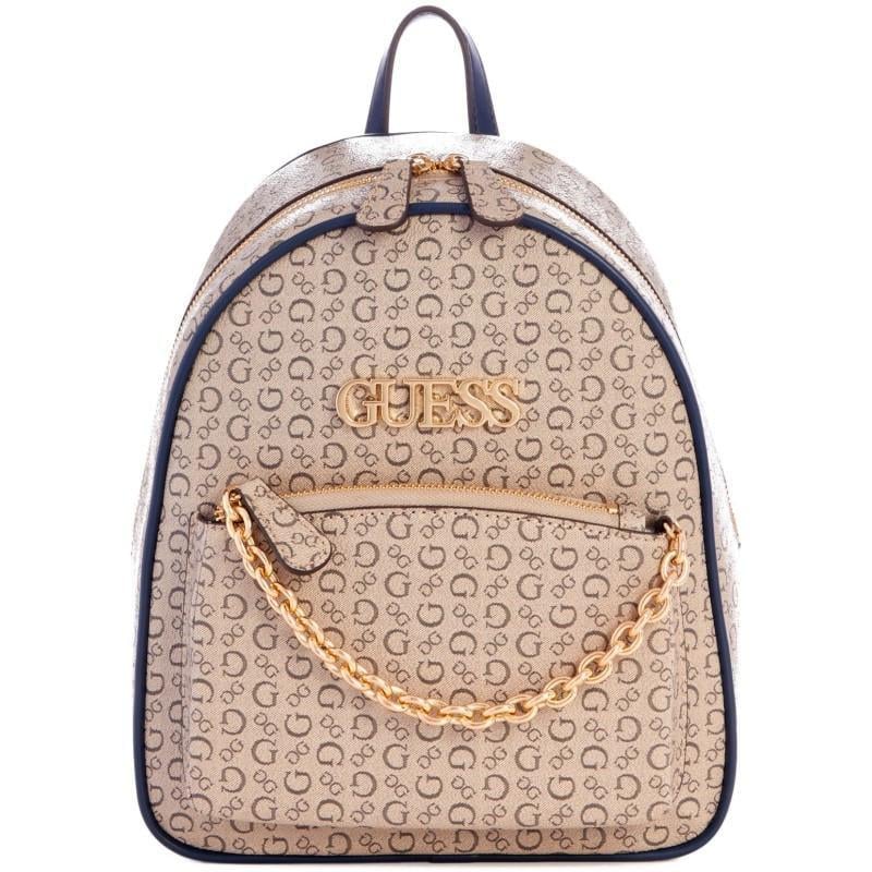 Рюкзак Guess Creswell Logo Backpack с логотипом Бежевый (2383084617)