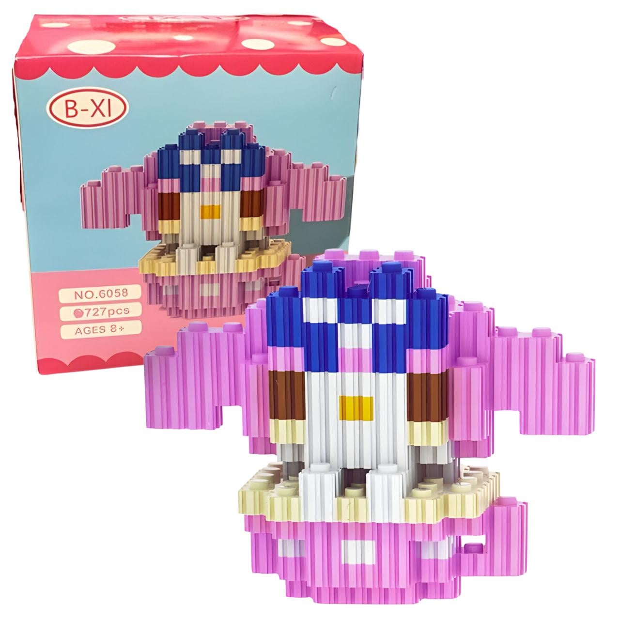 Конструктор Magic Blocks Зайка в чашке 727 дет. (6058)