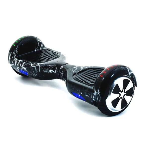 Гіроборд Smart Balance Wheel U3 Самобаланс Блискавка d 6,5" Чорний