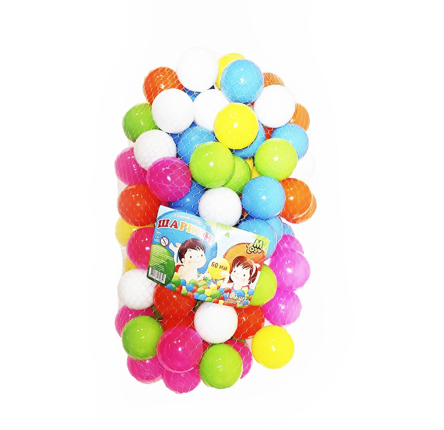 Шарики M Toys 17101 60 мм 100 шт (114222)