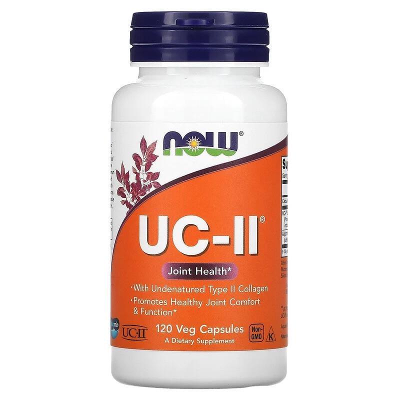 Коллаген Now Foods UC-II неденатурированный для здоровья суставов 120 растительных капс.