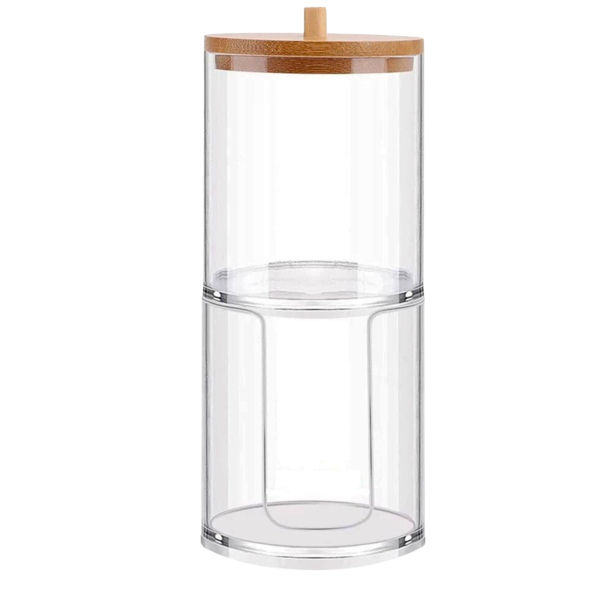 Органайзер для ватных палочек и дисков Прозрачный (28766233)