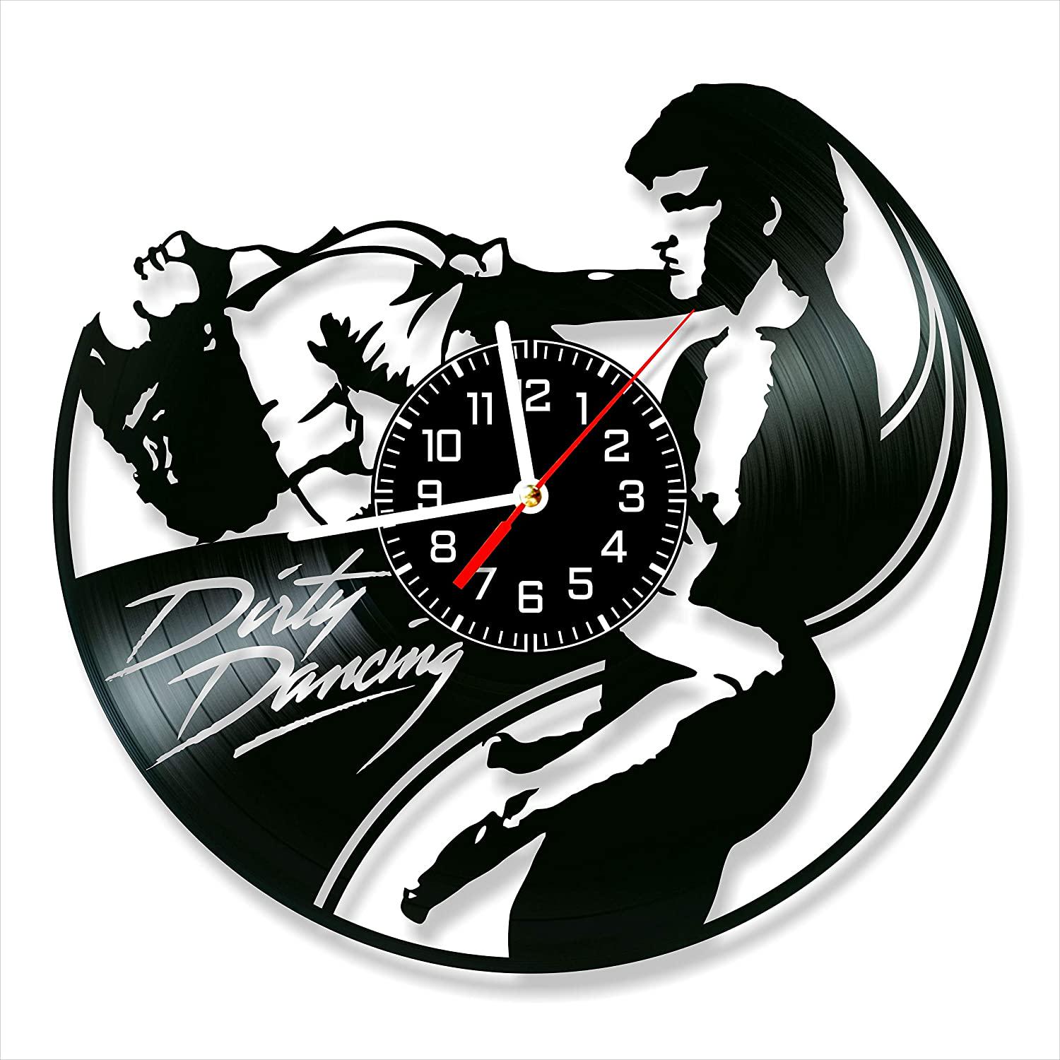 Часы настенные Грязные танцы 2206 из виниловой пластинки