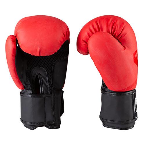 Перчатки боксерские Everlast DX-3597 матовый 10 oz Красный (10313993) - фото 2