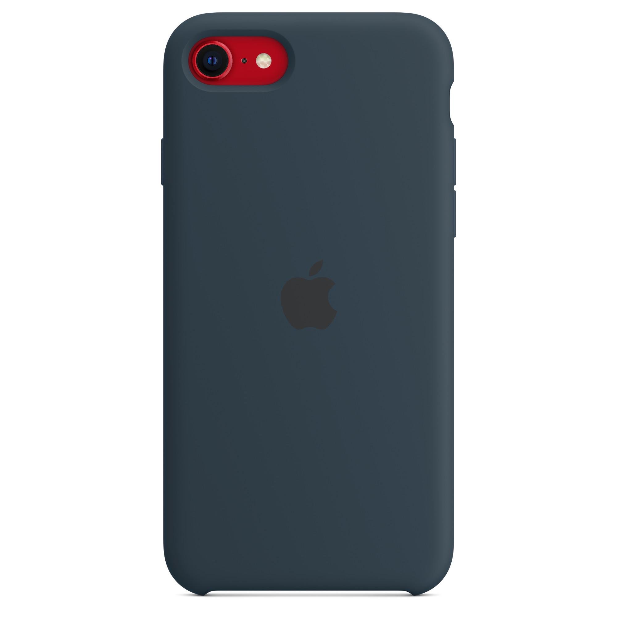 Чехол оригинальный силиконовый Silicone Case MN6F3ZM/A для Apple Iphone 7/8/SE 2020/2022 Abyss Blue (12089474)