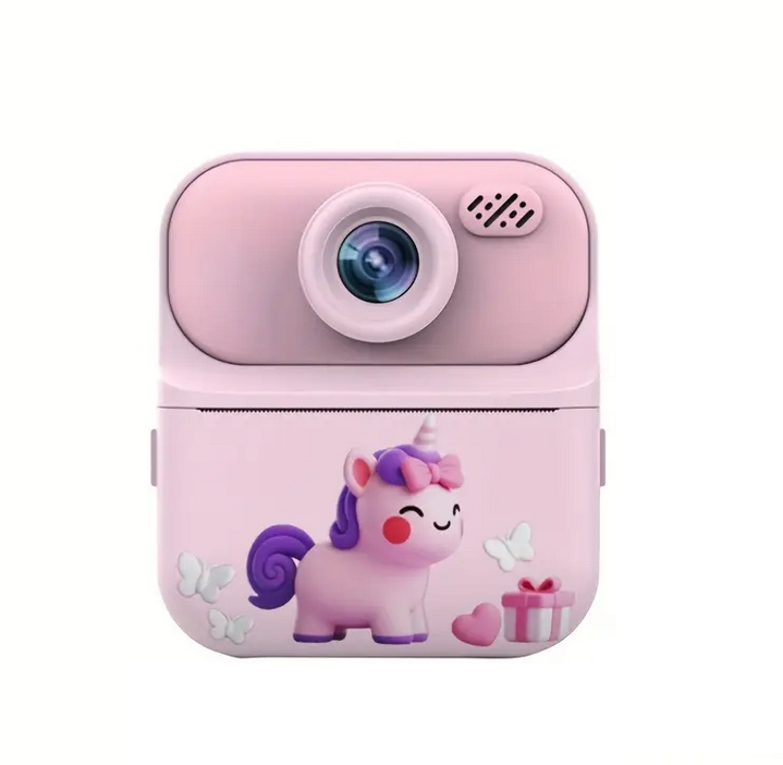 Фотоаппарат детский мгновенной печати Единорожка Розовый (SAM-9567)