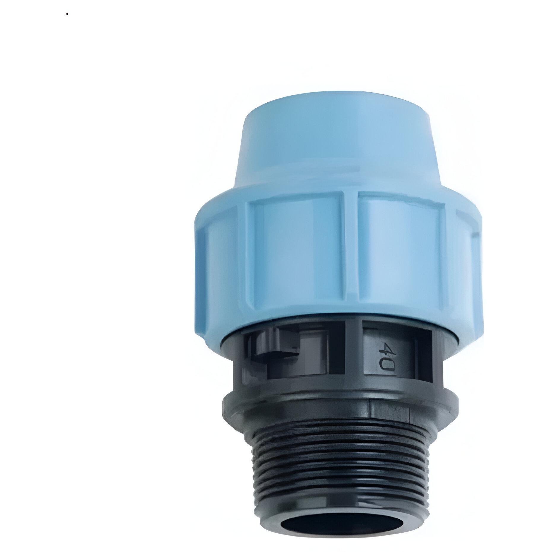Муфта SantehPlast ПЭ наружная резьба 40 мм 1" (AKD10195)