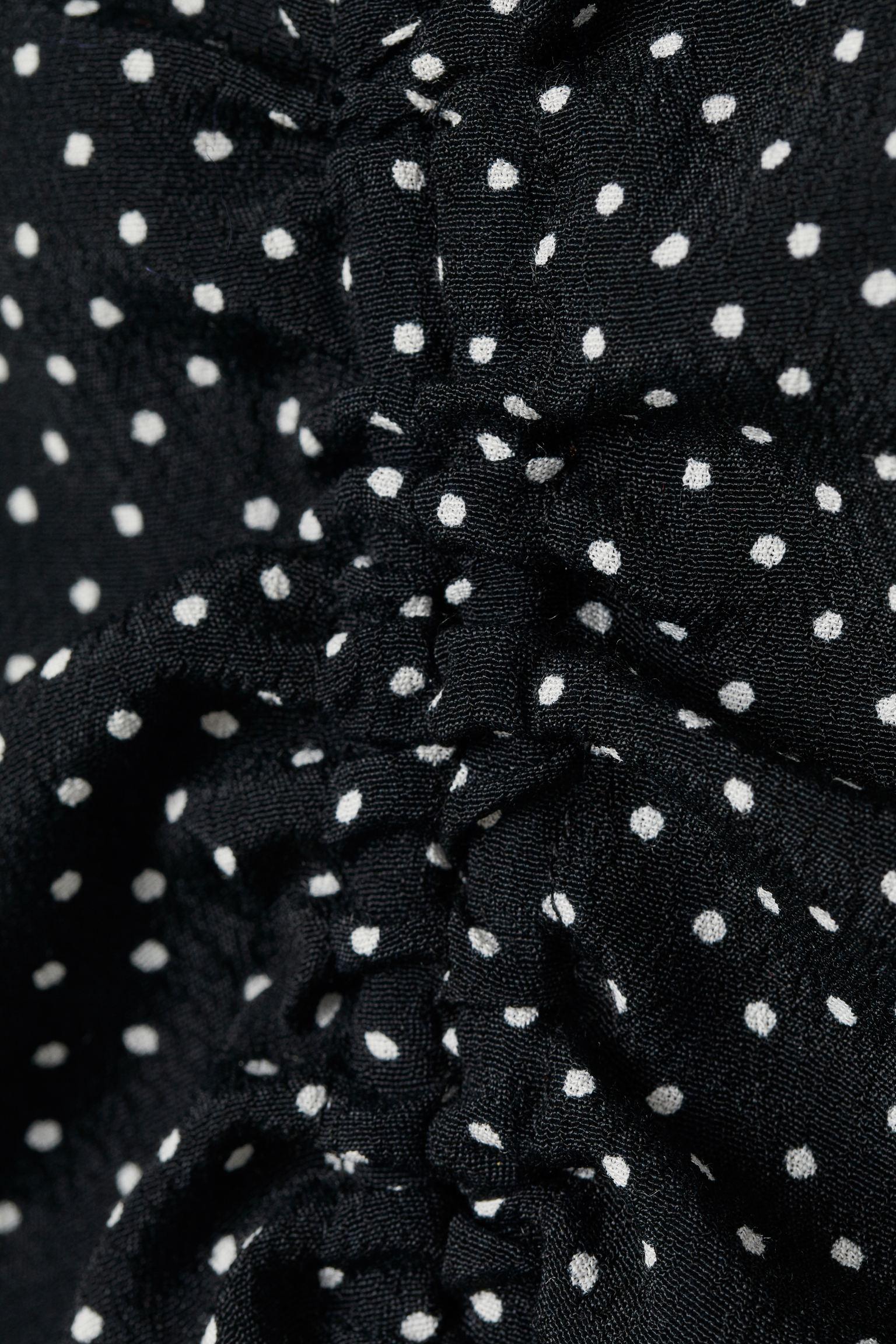Блуза H&M Горох р. 36 Черный (7311218) - фото 2 Блуза H&M Горох р. 36 Черный (7311218) - фото 2