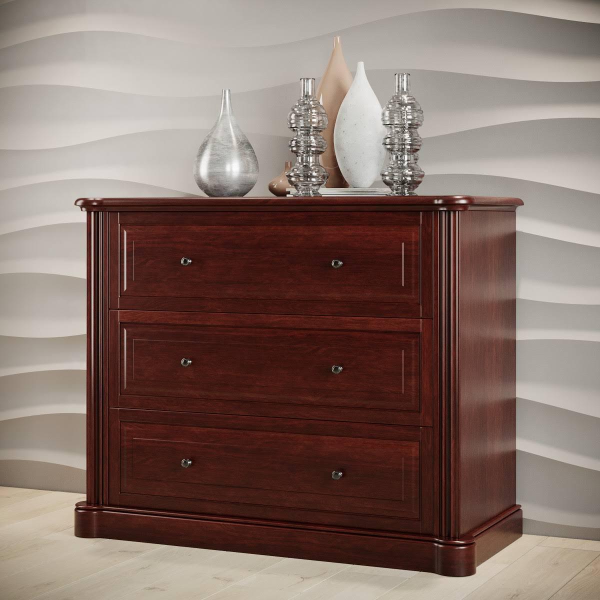 Комод в спальню деревянный Шопен Орех темный (16921776)