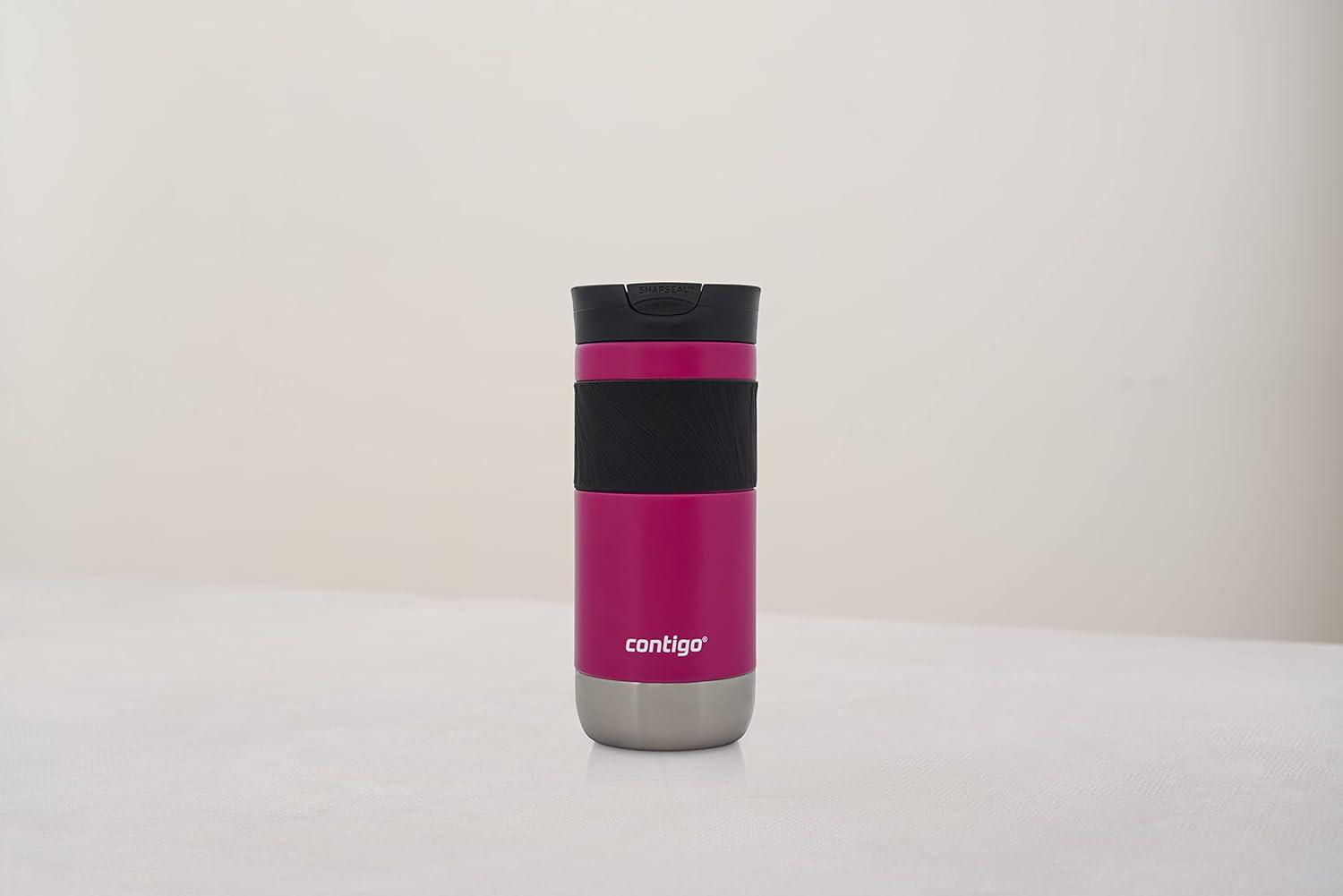 Термостакан Contigo Byron 2.0 0,47 л Розовый (2155587) - фото 12 Термостакан Contigo Byron 2.0 0,47 л Розовый (2155587) - фото 12