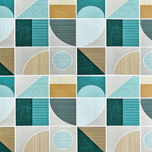 Клейонка Stenson Demo E-6364-1 на нетканій основі ущільнена 1,4х20 м