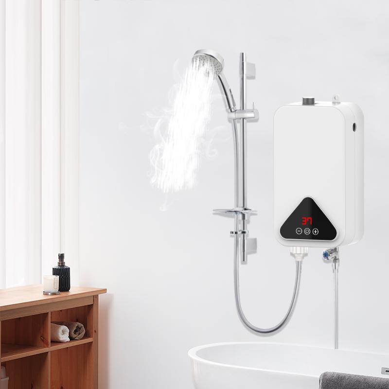 Проточний водонагрівач-душ AQUA-JET електричний/термостатичний із терморегулятором 5,5 кВт (RYK-2025009) - фото 3 Проточний водонагрівач-душ AQUA-JET електричний/термостатичний із терморегулятором 5,5 кВт (RYK-2025009) - фото 3