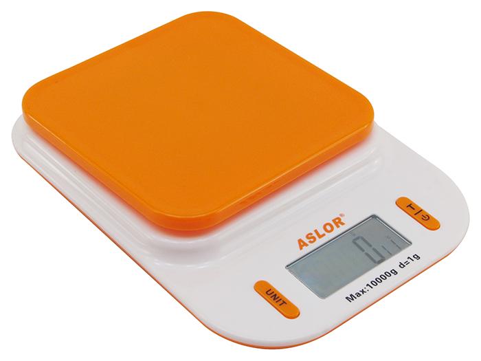 Кухонные весы Aslor QZ-109 до 10 кг Оранжевый