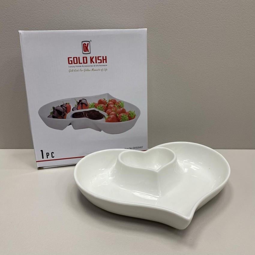 Менажниця порцелянова S&T 505457 Серце 28х22х5 см (2095076533)