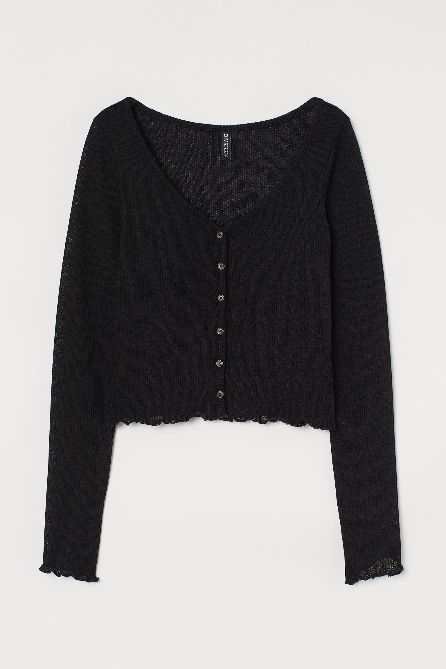 Кардиган H&M M Черный (18048010682)