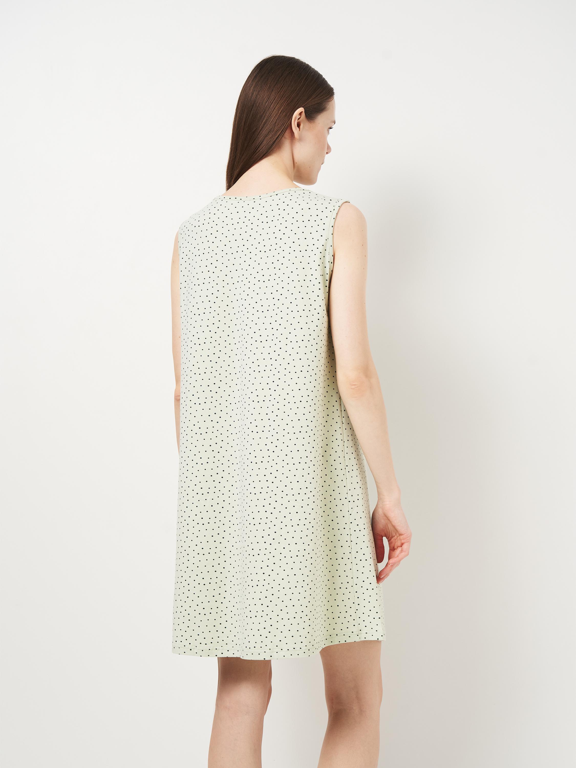 Ночная рубашка женская без рукавов ROZA 210223 M Светло-зеленый (4824005735585) - фото 2 Ночная рубашка женская без рукавов ROZA 210223 M Светло-зеленый (4824005735585) - фото 2