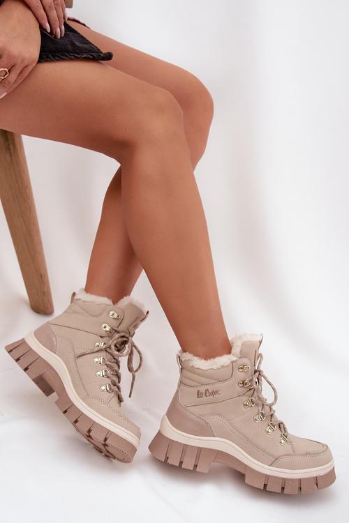 Черевики жіночі Lee Cooper LCJ-25-31-3910L р. 40 Бежевий (CL-2405)