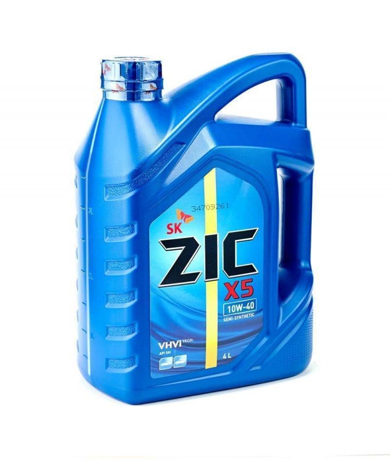 Моторное масло ZIC X5 10W-40 4 л (3199358317)