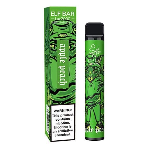 Электронная сигарета одноразовая Elf Bar Lux 1500 затяжек 850 mAh Apple/Peach