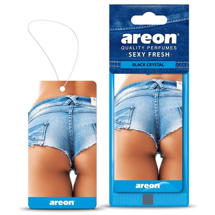 Ароматизатор на зеркало Areon Sexy Fresh Black Crystal (ASF01)