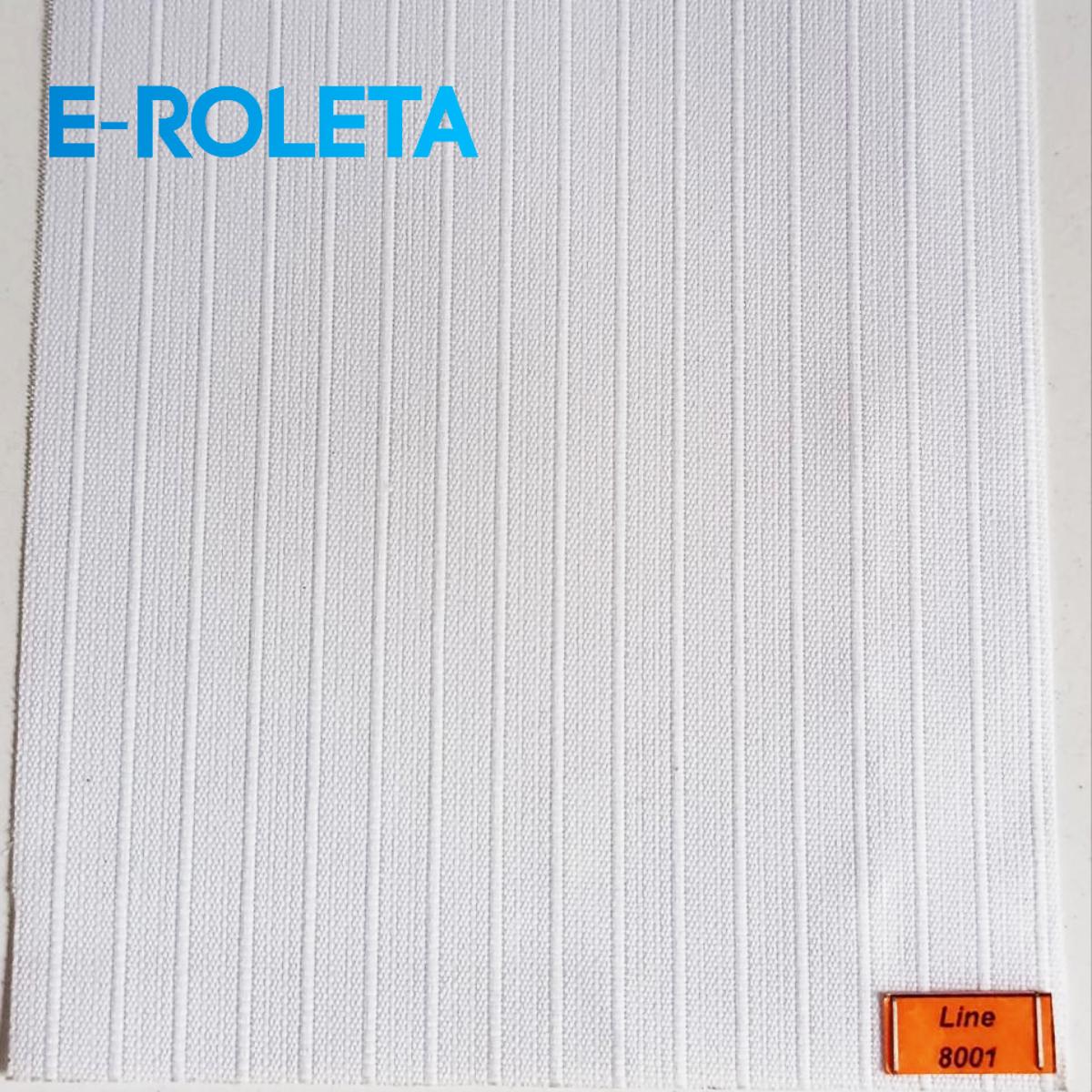 Жалюзи тканевые вертикальные E-ROLETA Лайн 8001 175х190 см Белый (Lain8001-175-190) - фото 2 Жалюзи тканевые вертикальные E-ROLETA Лайн 8001 175х190 см Белый (Lain8001-175-190) - фото 2