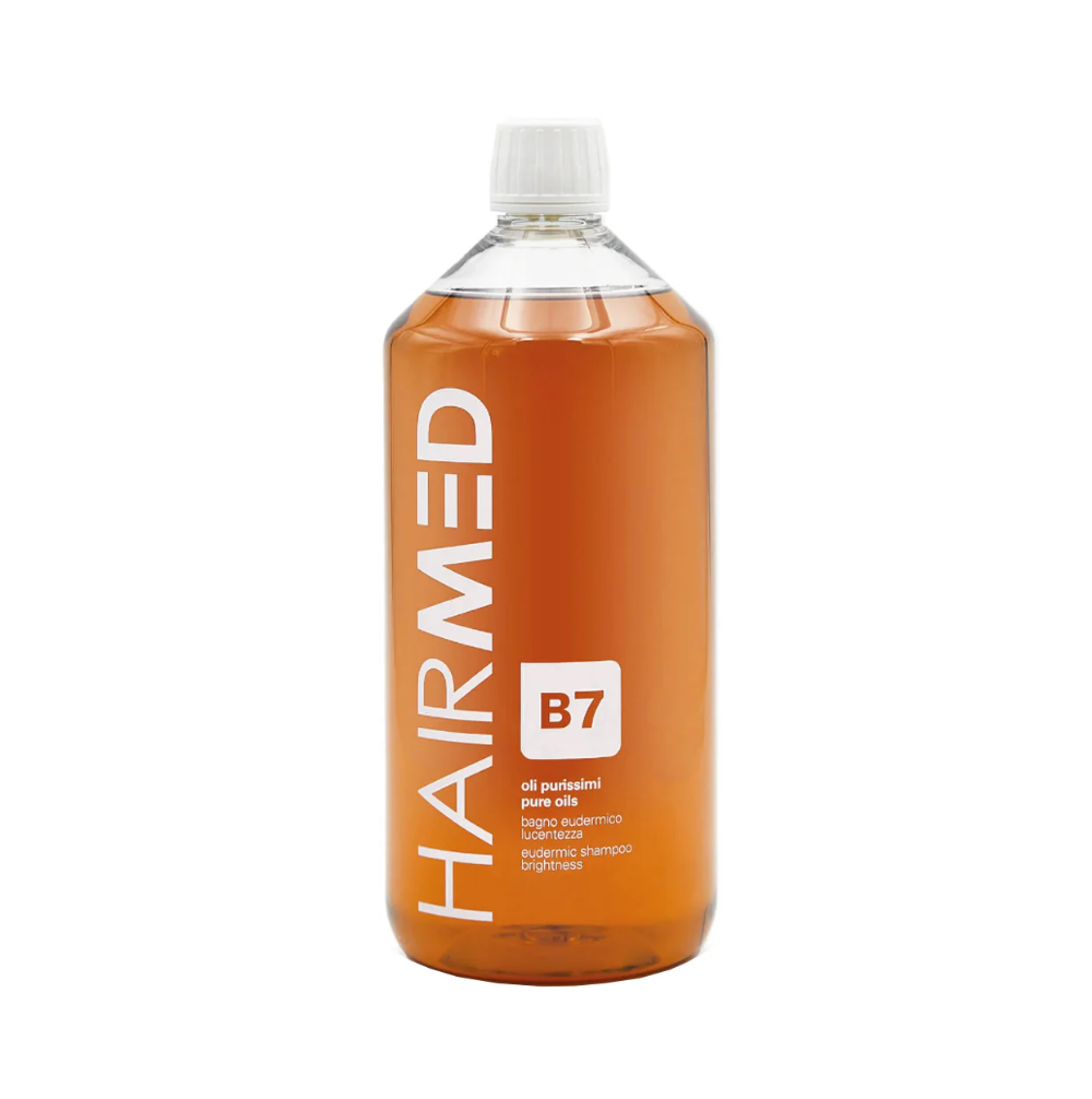 Шампунь еудермальний з вишуканими оліями для блиску волосся HAIRMED B7 Pure Oils Eudermic Shampoo Brightness 1000 мл