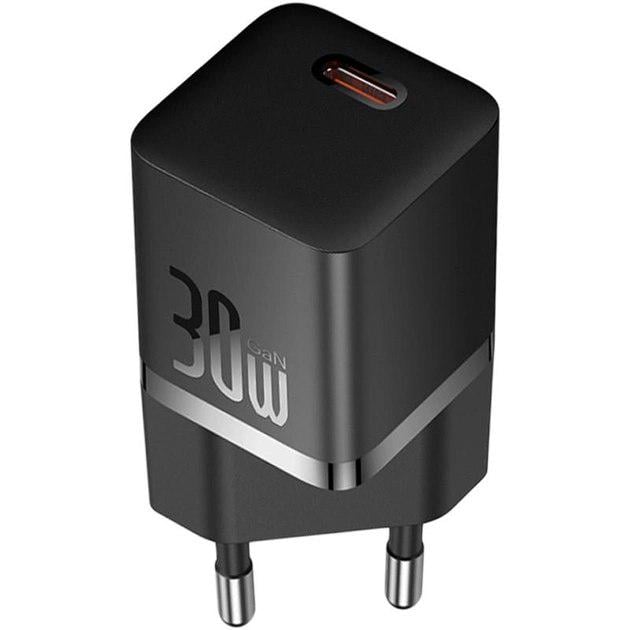Зарядний пристрій BASEUS GaN5 Fast Charger Mini 1C 30W Black (CCGN070401)