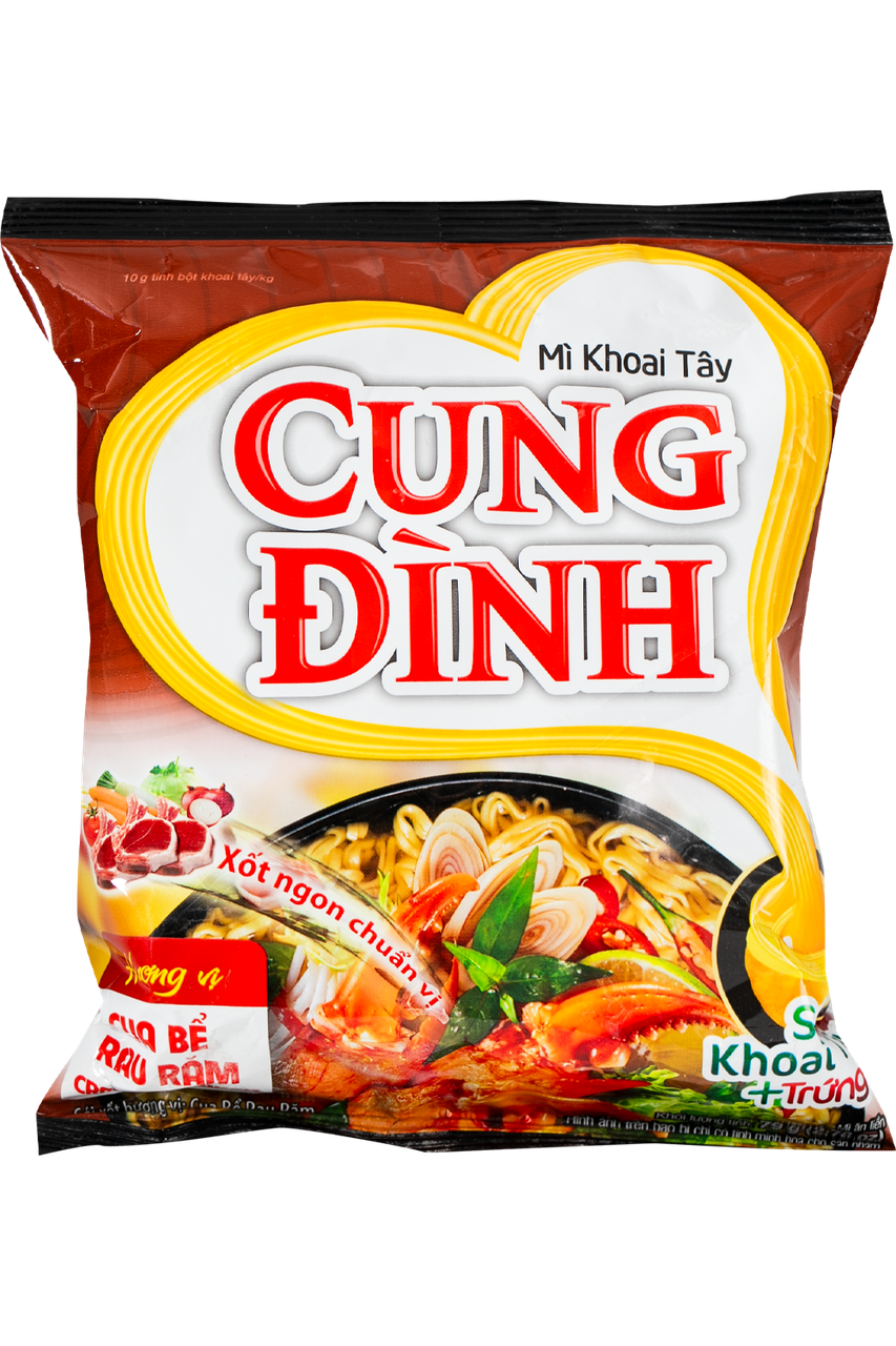 Лапша быстрого приготовления CUNG DINH Crab With Laksa 79 г (000009473)