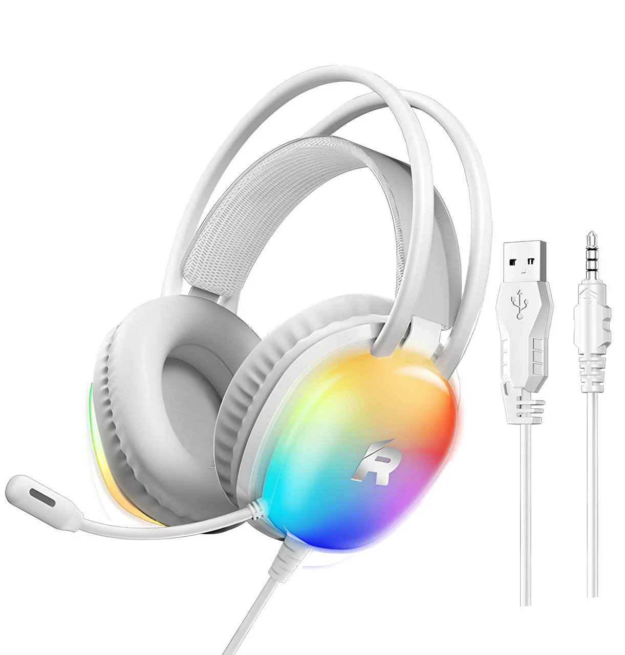 Наушники игровые Remax RM-706 Gaming гарнитура с микрофоном USB 3.5mm mini Jack (2871126389)