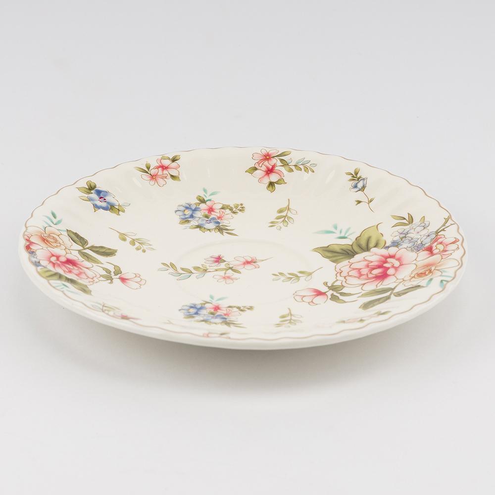 Набор чайных чашек и блюдец Вечер в саду на 6 персон 260 мл Белый (9292-008) - фото 5 Набор чайных чашек и блюдец Вечер в саду на 6 персон 260 мл Белый (9292-008) - фото 5