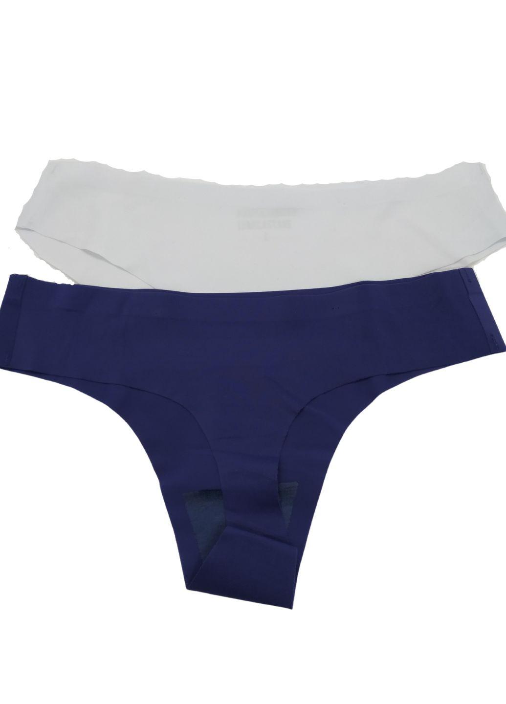 Комплект трусиков трусиков комфорт и стринги Biweier №4 бесшовные M р. 42 2 шт. Комбинированный