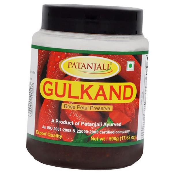 Консервированные лепестки роз Patanjali Gulkand 500 г (05635001)