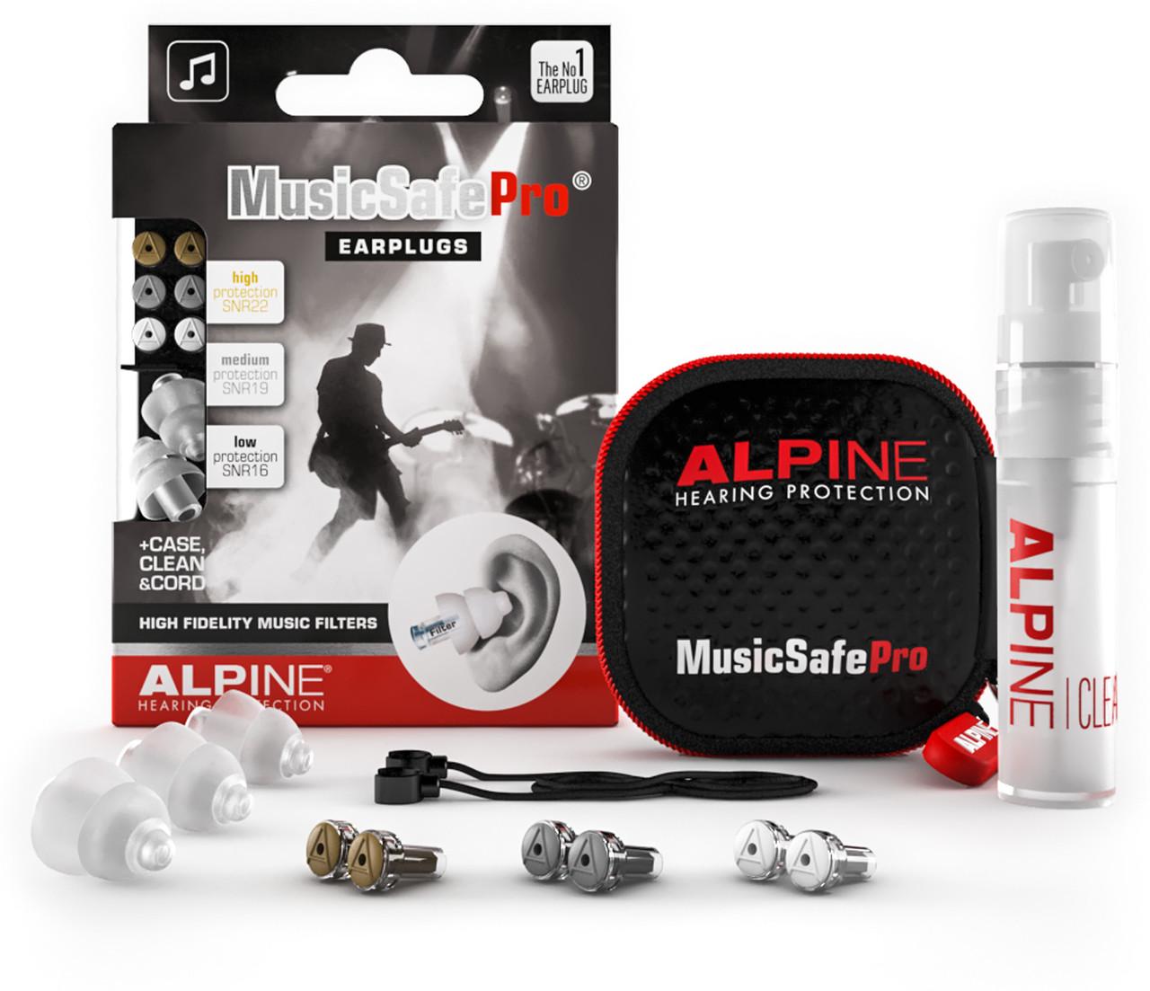 Беруші для музикантів Alpine MusicSafe Pro рівномірне зниження гучності без спотворення звуку багаторазові (31489336)