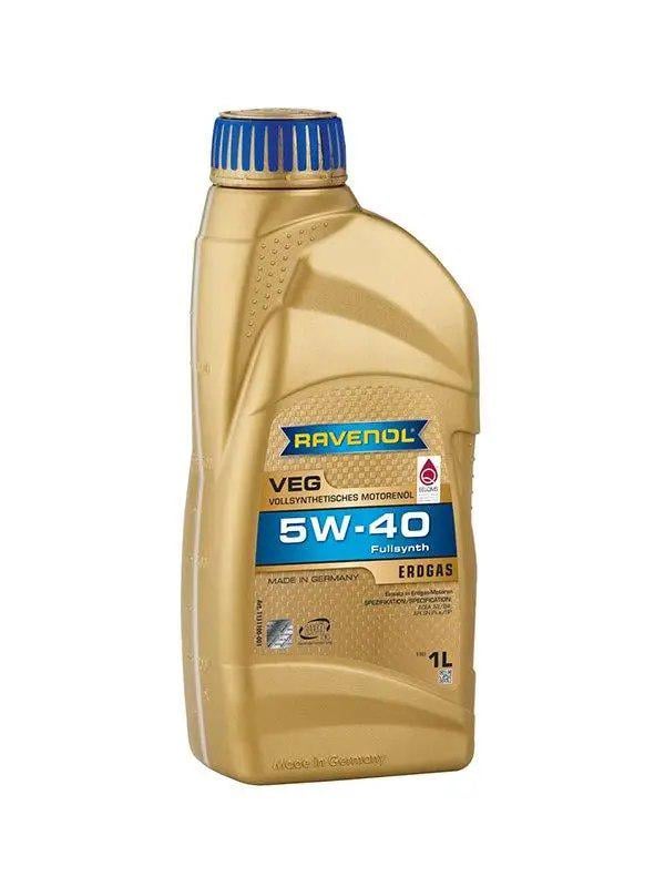Моторне мастило RAVENOL 5W-40 VEG SP A3/B4 для авто на газу 1 л (1131100-001)