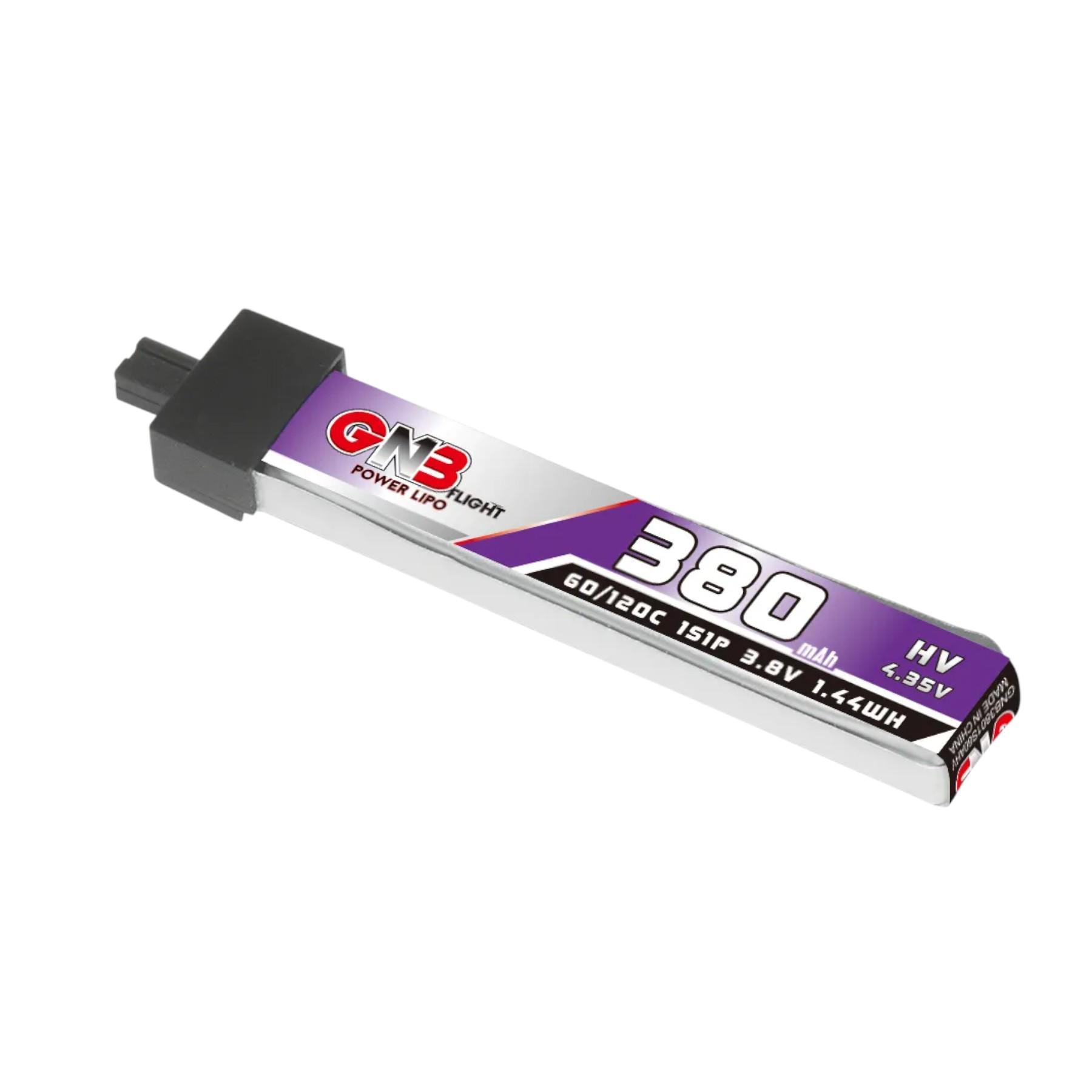 Аккумулятор Gnb для 1s дронов 380 mAh 3,8V 1S 60C LiPo HV BT2.0 (115317) - фото 5 Аккумулятор Gnb для 1s дронов 380 mAh 3,8V 1S 60C LiPo HV BT2.0 (115317) - фото 5