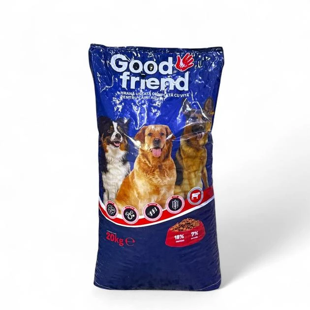 Сухой корм для взрослых собак всех пород Good Friend с говядиной 20 кг