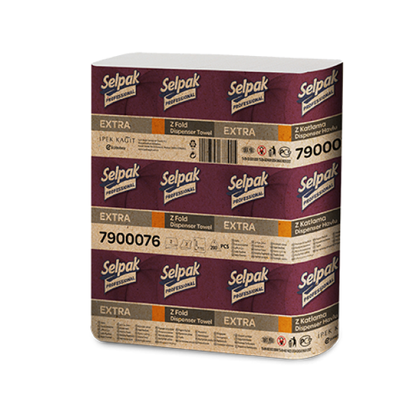 Паперові рушники Selpak Pro Premium Z двошаровий 200 шт. Білий (03417)