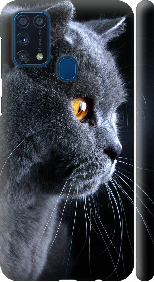Чехол на Samsung Galaxy M31 M315F Красивый кот (3038m-1907-42517)