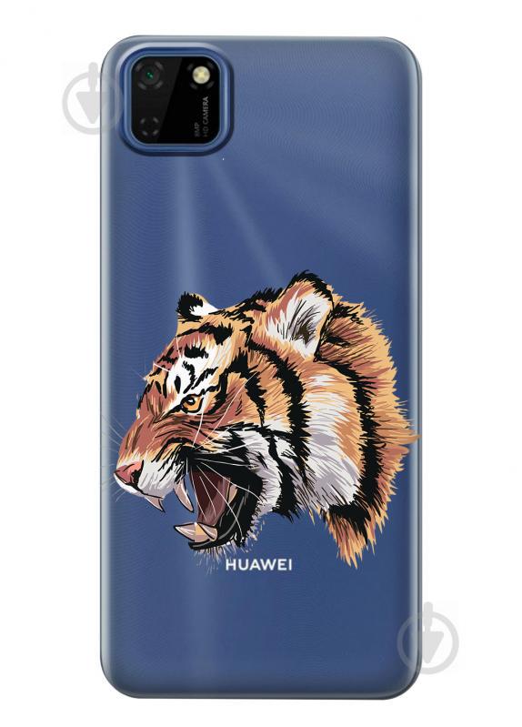 Прозрачный силиконовый чехол iSwag для Huawei Y5p с рисунком - Тигр (KS2438) Прозрачный силиконовый чехол iSwag для Huawei Y5p с рисунком - Тигр (KS2438)