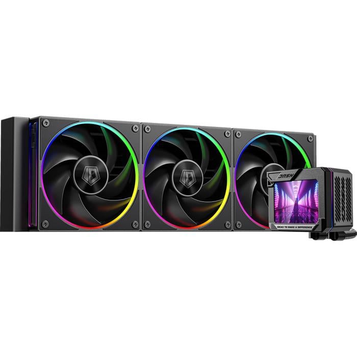 Система водяного охолодження ID-Cooling DL360 Max 360 мм 2300 об/хв ARGB PWM LCD Black