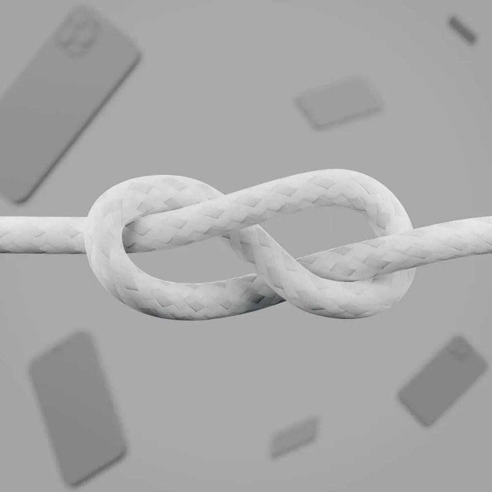 Кабель Belkin USB-C-USB-C в нейлоновому обплетенні 2 м Білий (616427) - фото 6 Кабель Belkin USB-C-USB-C в нейлоновому обплетенні 2 м Білий (616427) - фото 6