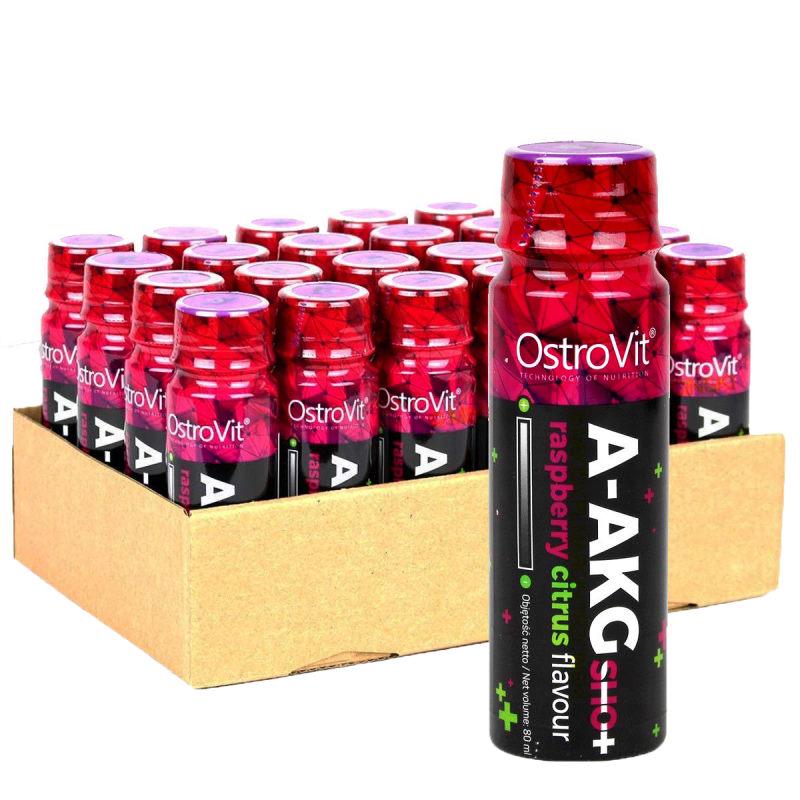 Аминокислота OstroVit A-AKG Shot 24x80 мл Вишня цитрус (6542V11116)