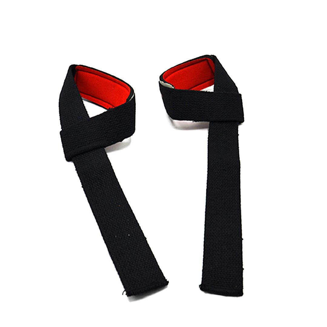 Лямки для тяги MadMax MFA-267 PWR Straps Black/Grey/Red (21398871) - фото 3