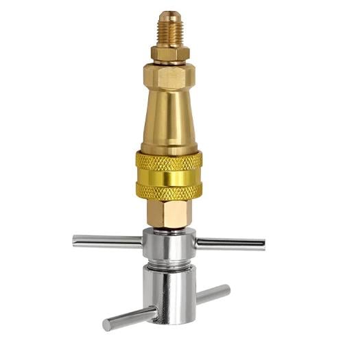 Муфта Ганзена 1/4" быстросъемная для заправки холодильного оборудования (937)